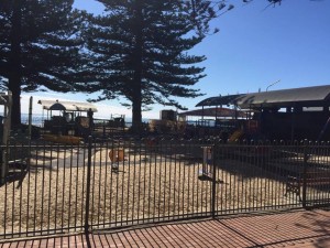 Main Playground, featuring a train!