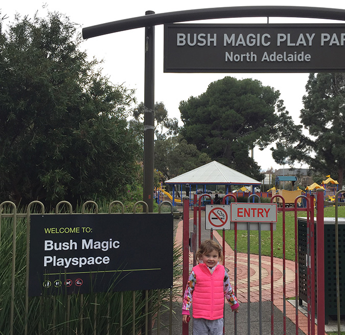 bush magic playground entrance