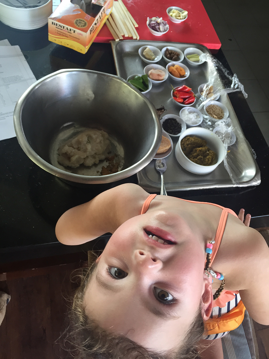 kids enjoying cooking class at paradise plaza sanur bali
